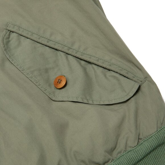 GUY MAGUIRE (England) 70s Vintage Plain Weave Bomber Jacket : L - Picture 4 of 9